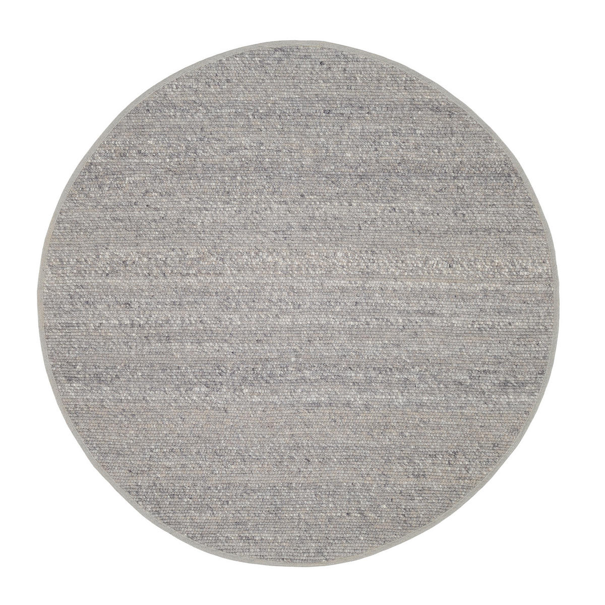 HANDWEBTEPPICH 200/200 cm Helsinki Grau  - Grau, Basics, Textil (200/200cm) - Linea Natura