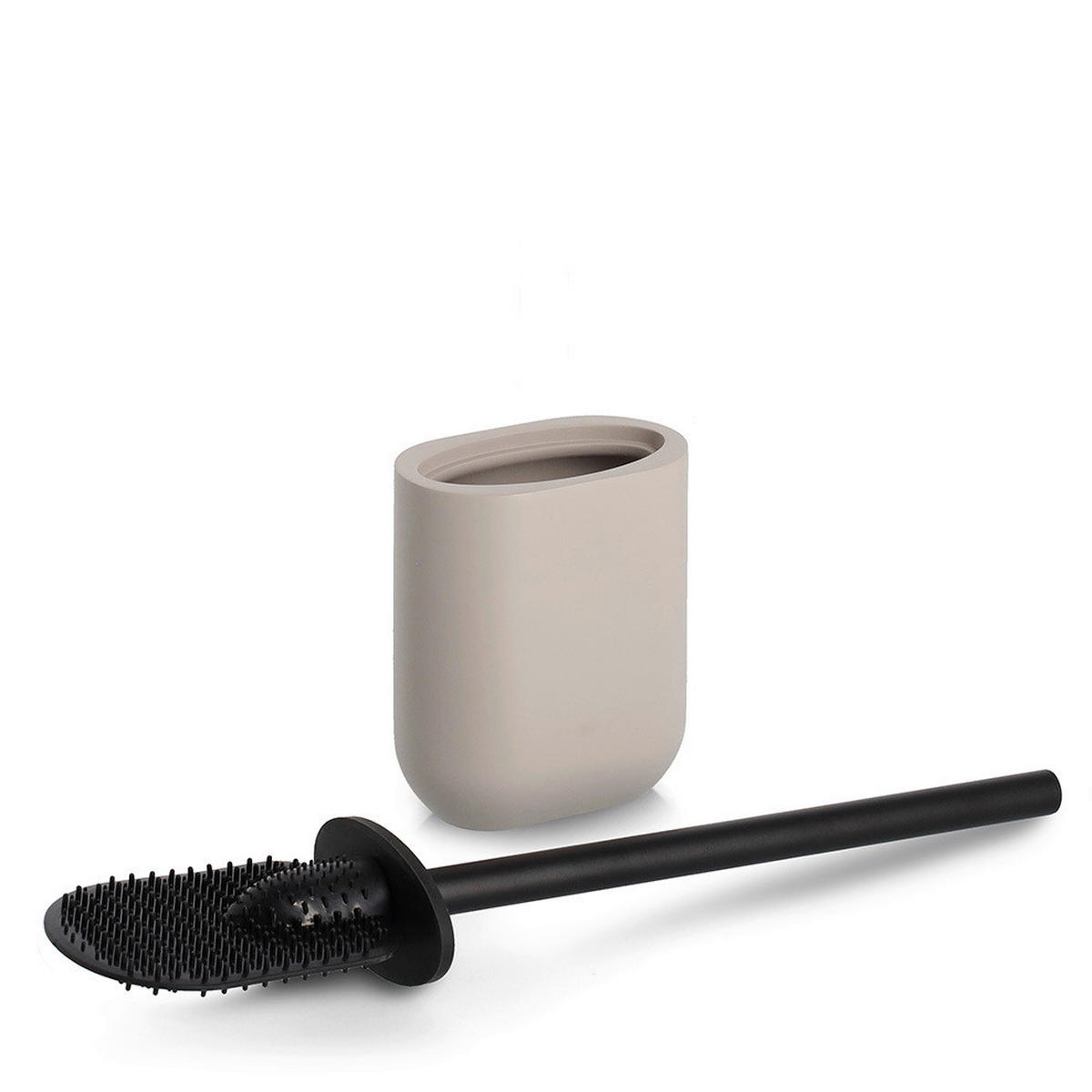 BAD-ACCESSOIRE-SET Kunststoff  - Greige, Basics, Kunststoff (50/35/35cm) - Zeller Present