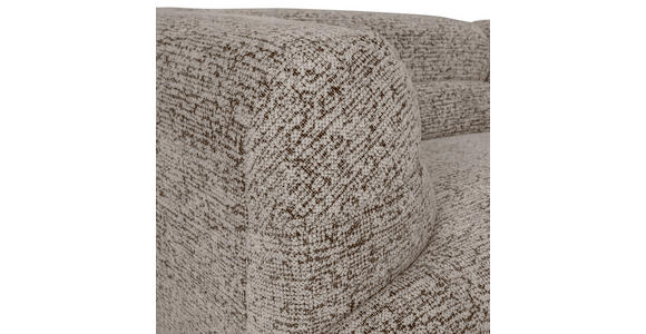 BIGSOFA Chenille Braun  - Schwarz/Braun, KONVENTIONELL, Kunststoff/Textil (240/75/105cm) - Carryhome