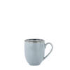 KAFFEEBECHER AQUA BLUE GRIGIO  440 ml   - Blaugrau, Trend, Keramik (8,9/10,6cm) - Novel