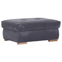 HOCKERBANK in Textil Dunkelgrau  - Eichefarben/Dunkelgrau, Konventionell, Holz/Textil (103/45/71cm) - Carryhome
