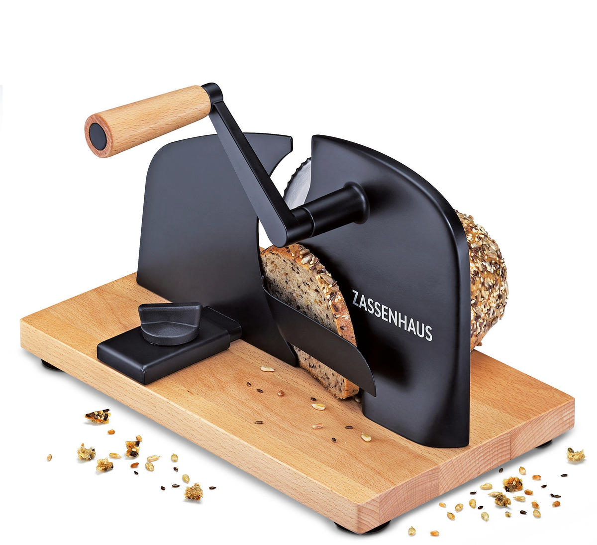 ALLESSCHNEIDER   - Schwarz, Basics, Holz/Metall (32,5/25,5/20cm) - Zassenhaus