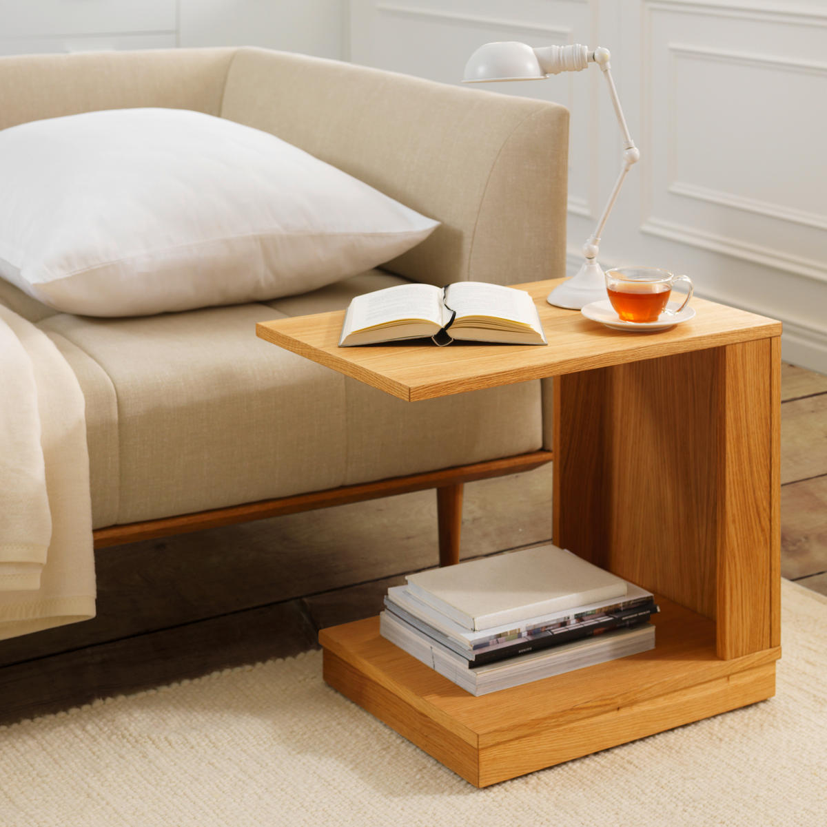 COUCHTISCH in Holz 60/40/52 cm  - Eichefarben, Modern, Holz (60/40/52cm) - Joka
