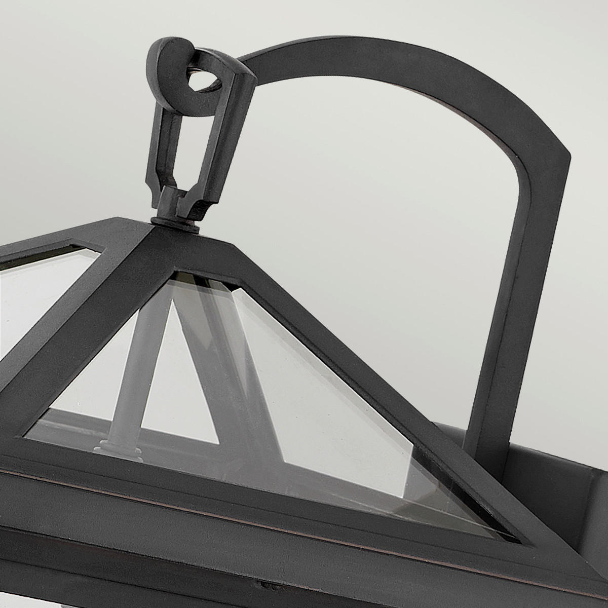 AUSSENWANDLEUCHTE - Schwarz, Konventionell, Glas/Metall (25,4/28,6/45,9cm) - Elstead Lighting