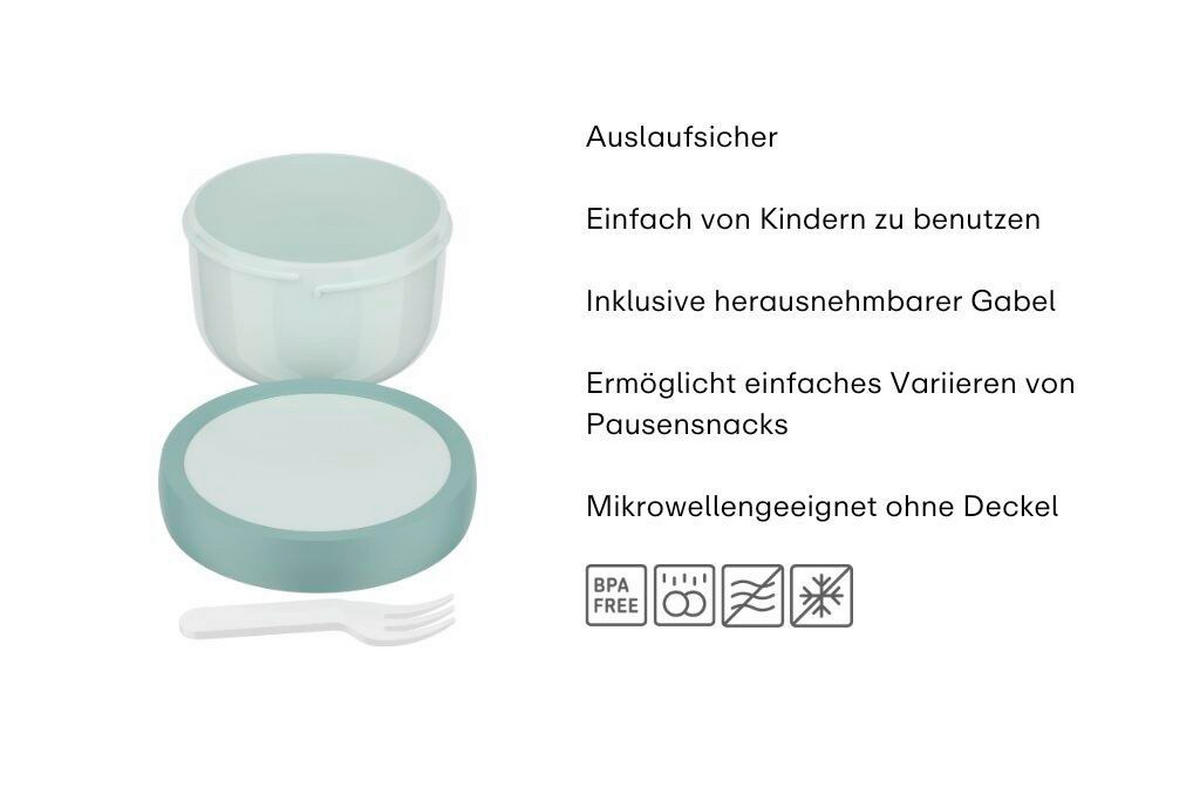 DÓZA NA DESIATU - viacfarebná, Basics, plast (6,7cm) - Mepal
