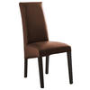 STUHL  in Lederlook Textil  - Buche Kolonial/Braun, KONVENTIONELL, Holz/Textil (47/102/57cm) - Carryhome