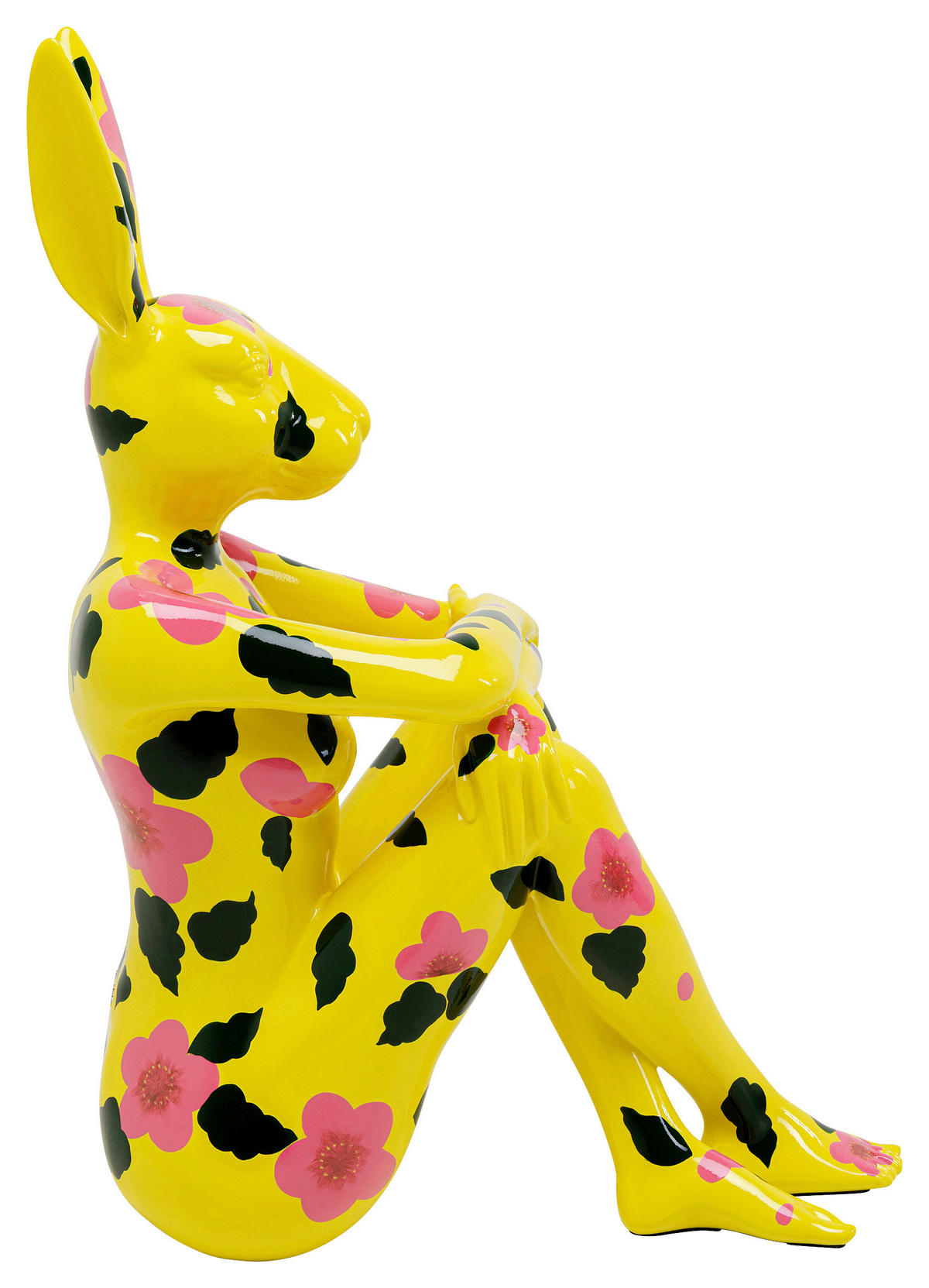 SKULPTUR - Gelb/Schwarz, Design, Kunststoff (35/80/60cm) - Kare-Design