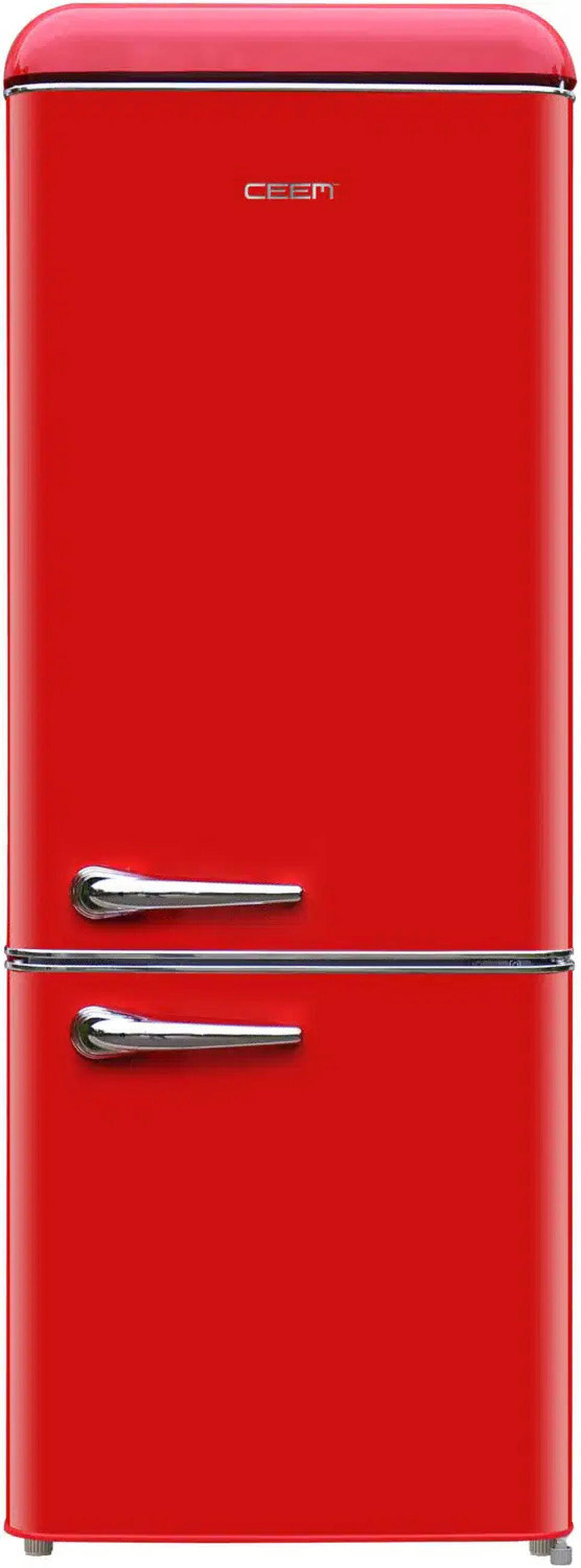 KÜHL-GEFRIER-KOMBINATION BFR 210  - Rot, Basics, Metall (54,5/149,5/58cm) - CEEM