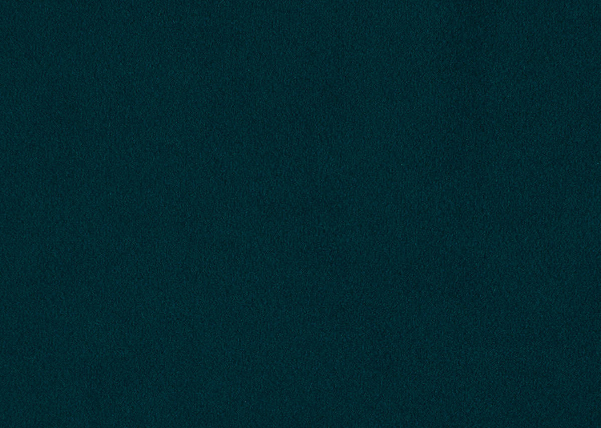 BIGSOFA Samt Petrol  - Petrol/Schwarz, Design, Kunststoff/Textil (154/82/322cm) - home24