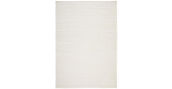 HANDWEBTEPPICH 70/140 cm Weiß  - Weiß, Natur, Textil (70/140cm) - Linea Natura