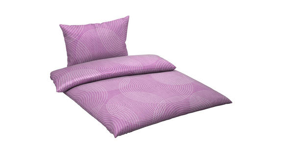 BETTWÄSCHE Satin 140/200 cm  - Lila, KONVENTIONELL, Textil (140/200cm) - Novel