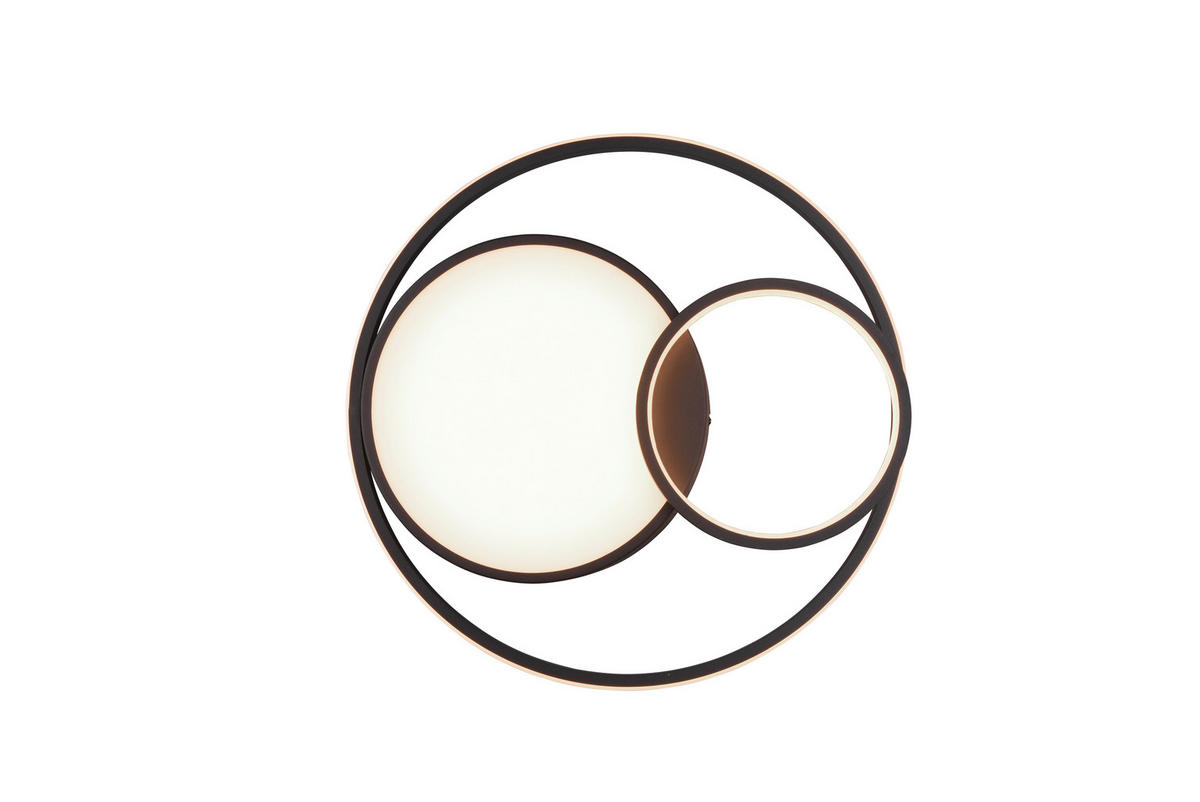 LED PLAFONJERA Vuelta  - crna, Trendi, metal (48/9,5cm)