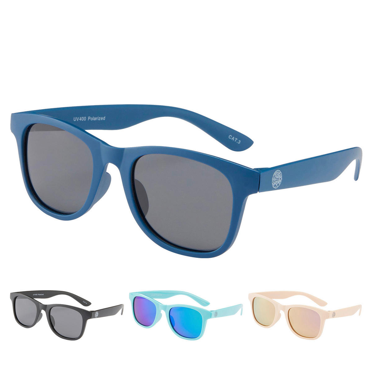 KINDER SONNENBRILLE  - Dunkelblau, Basics, Kunststoff