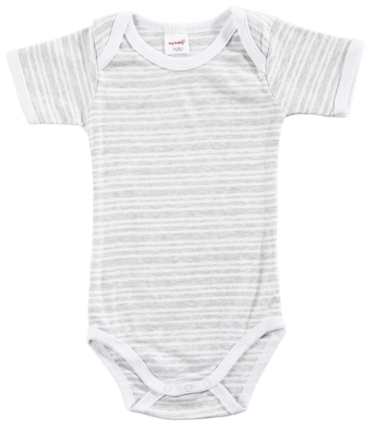 BABYBODY SET  - vit/grå, Basics, textil (86/92null) - My Baby Lou