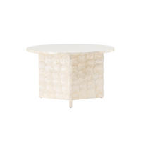 SOFFBORD i trä 70/43 cm  - cremefärgad, Modern, trä (70/43cm) - Livetastic