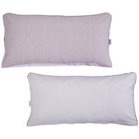 KISSENHÜLLEN-SET 40/80 cm  - Mauve, Textil (40/80cm) - Bio:Vio