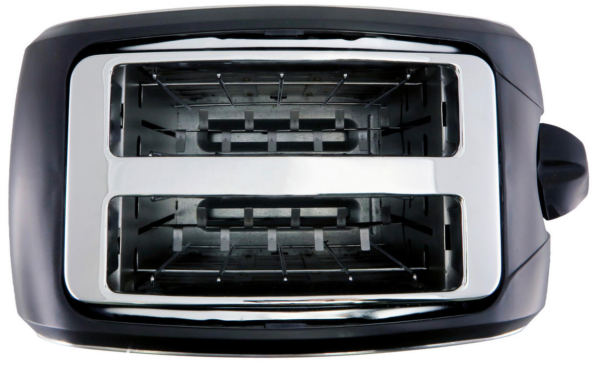 TOASTER  - Schwarz, MODERN, Kunststoff (28,5/17/19,4cm) - Trisa Electronics
