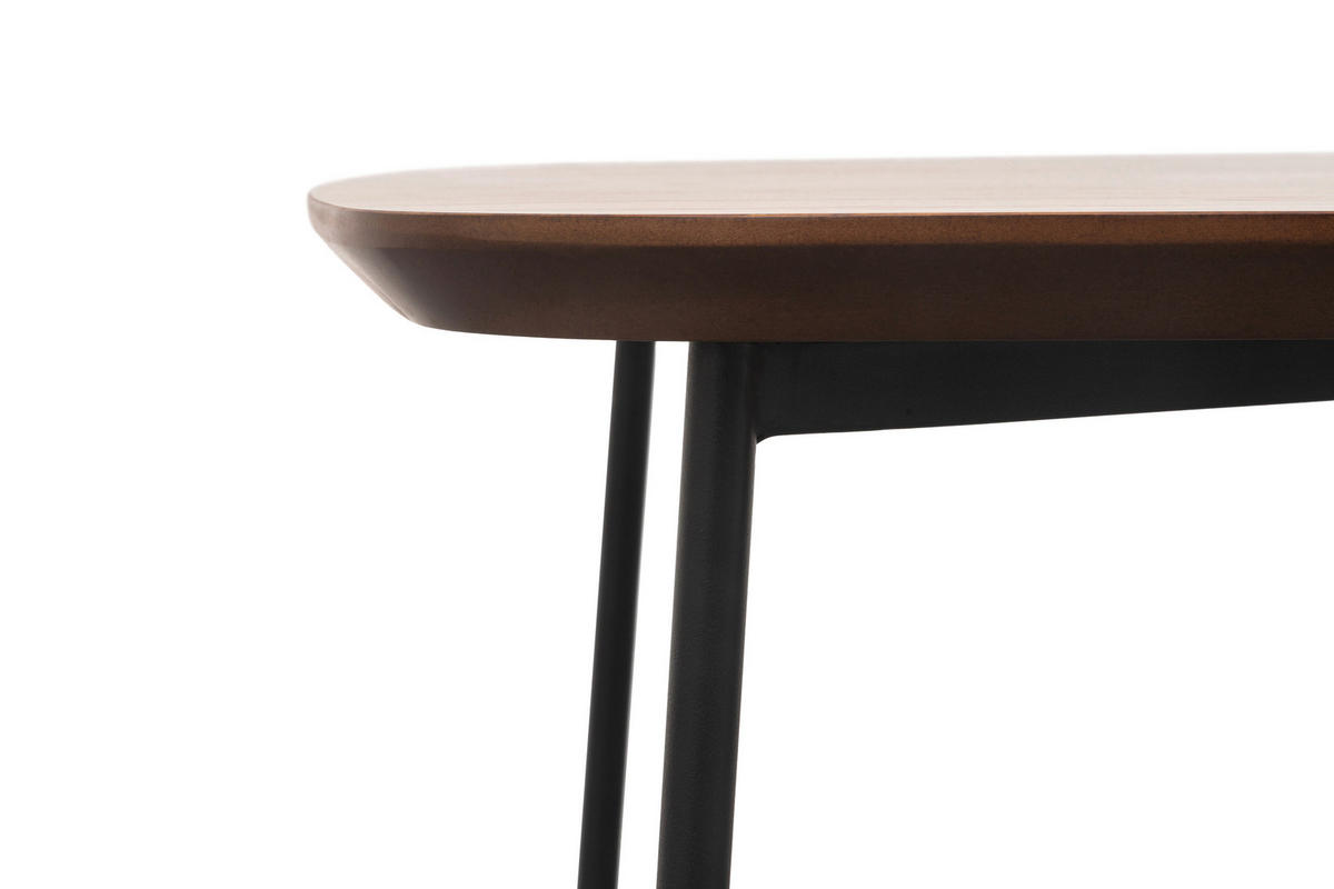 COUCHTISCH in Holz, Metall, Holzwerkstoff  - Eichefarben/Goldfarben, MODERN, Holz/Holzwerkstoff (120/45/60cm) - MID.YOU