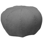 POUF Cord 60/30/60 cm  - Graphitfarben, Design, Textil (60/30/60cm) - Carryhome