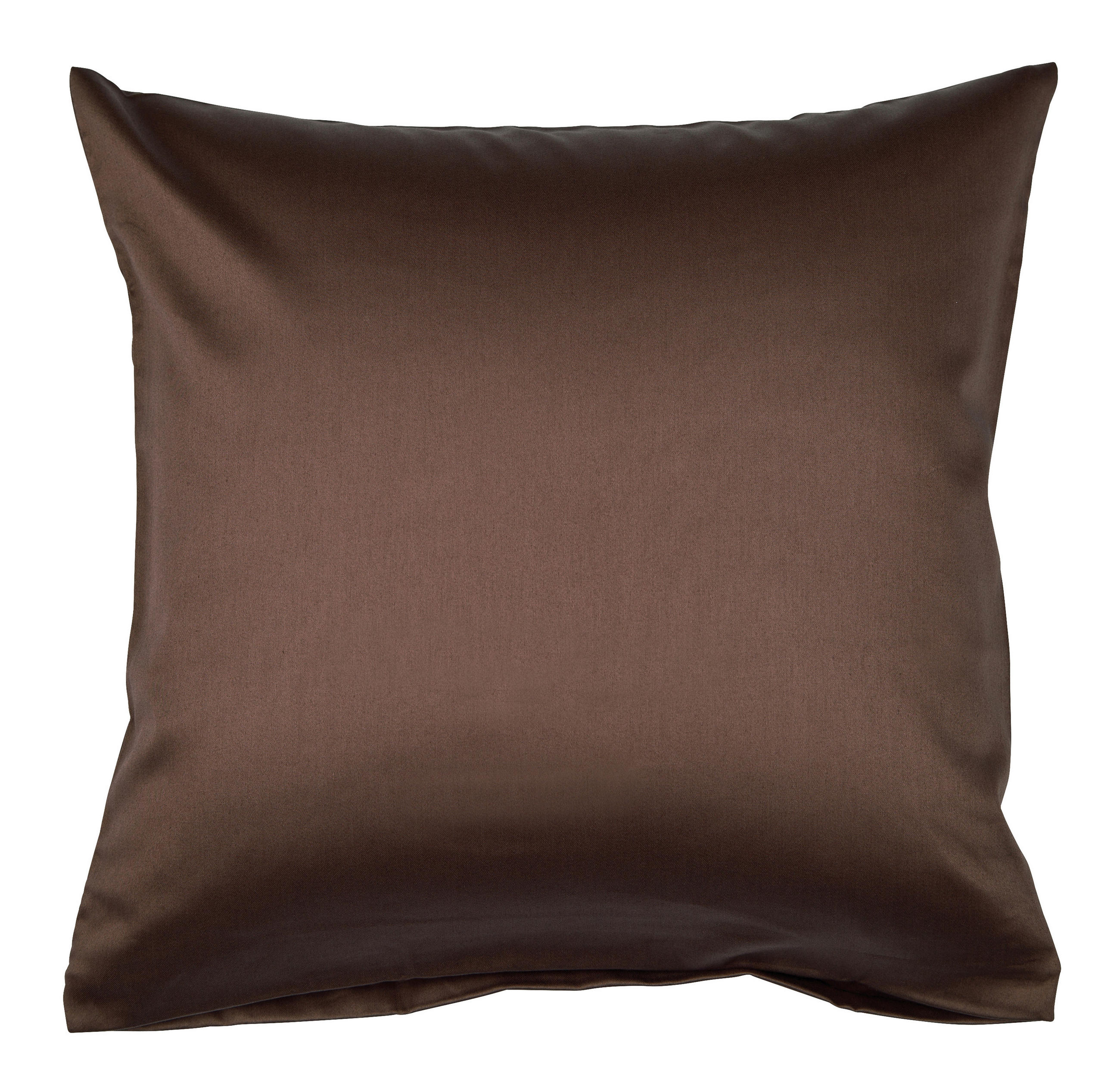 KOPFKISSENBEZUG Giacomo 80/80 cm  - Dunkelbraun, Basics, Textil (80/80cm) - Janine