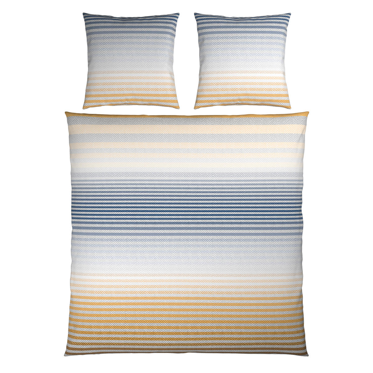 BETTWÄSCHE Flanell 200/200 cm  - Blau/Grün, Textil (200/200cm) - Novel