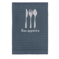 KRPA ZA POSUĐE plava  BUON APETITE  - plava, Konvencionalno, tekstil (50/70cm)