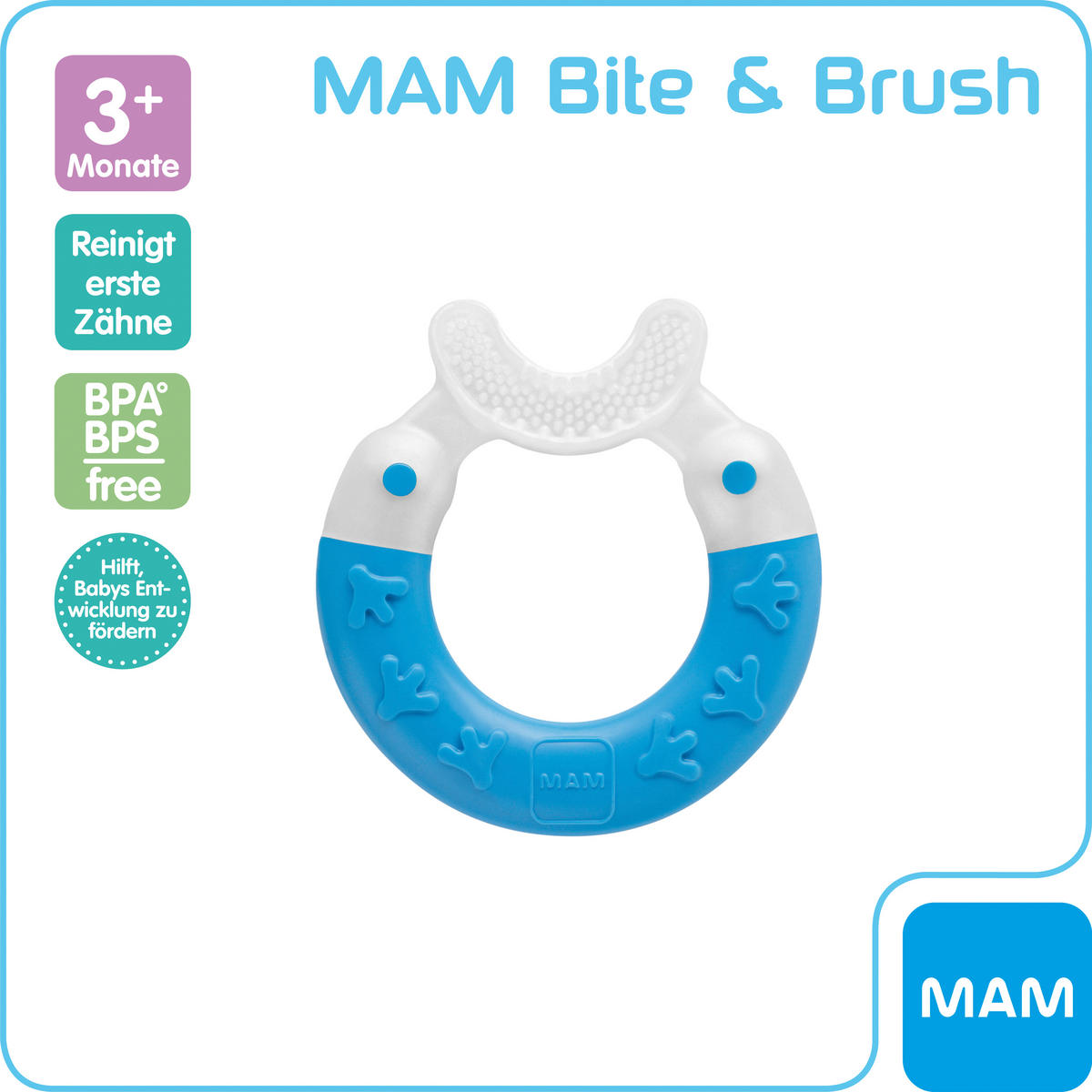 BEIßRING 3 Monat(e)  - Basics, Kunststoff (16,4/10,6/1,2cm) - MAM
