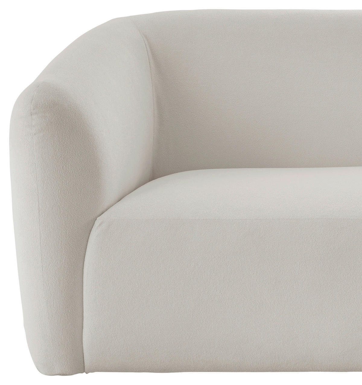 ECKSOFA in Mikrofaser Beige  - Beige/Schwarz, Modern, Kunststoff/Textil (238/107cm) - Livetastic