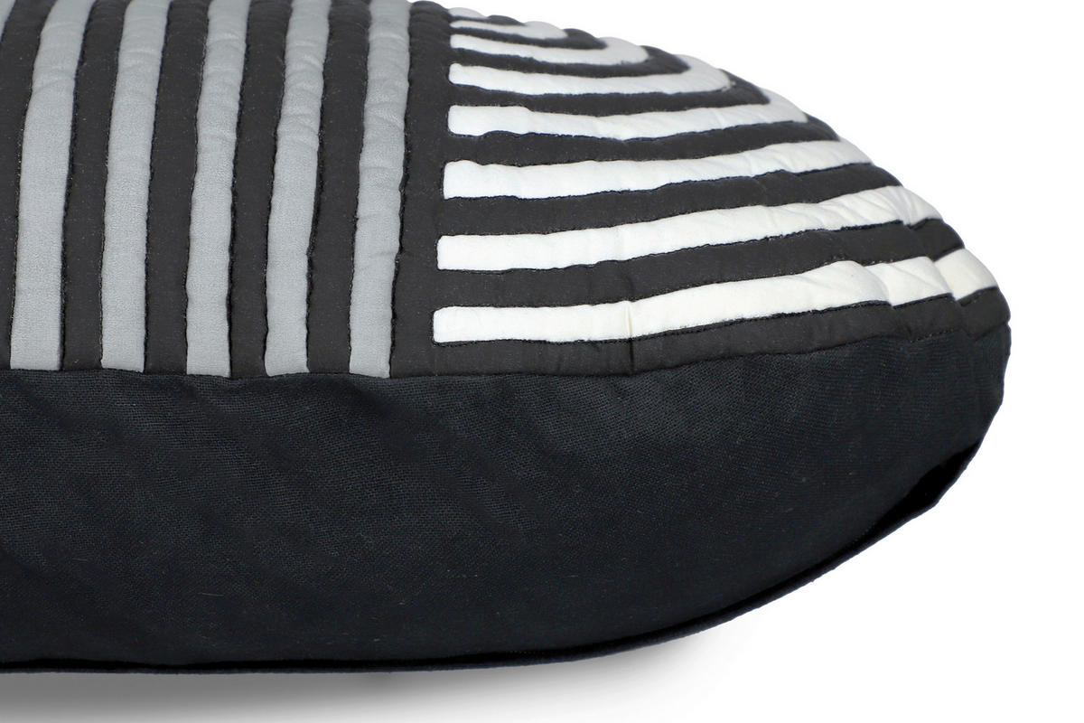 KISSENHÜLLE SW-ARCS 40/60 cm  - Anthrazit/Schwarz, Design, Textil (40/60cm) - Schöner Wohnen