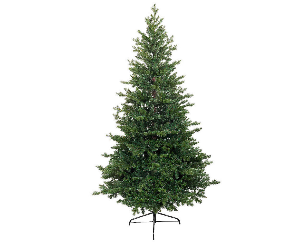 NOVOGODIŠNJA JELKA - zelena, Osnovno, metal/plastika (210cm) - X-Mas