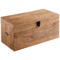 TRUHE Holz Akazie Hartholz  - Akaziefarben, Natur, Holz (80/40/40cm) - Landscape