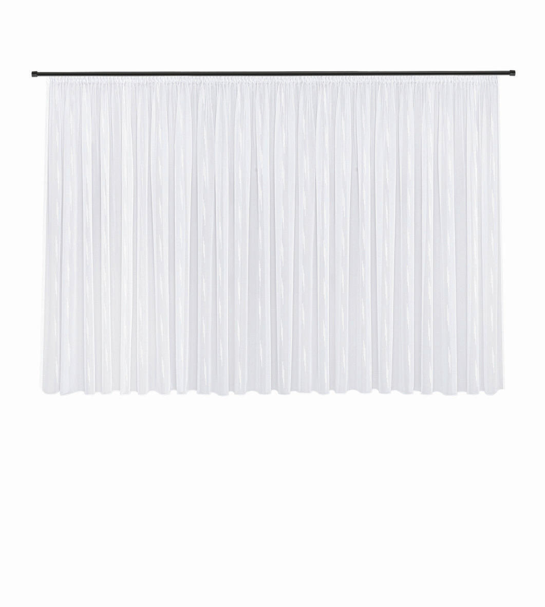 FERTIGSTORE  transparent  600/175 cm   - Beige, Basics, Textil (600/175cm)