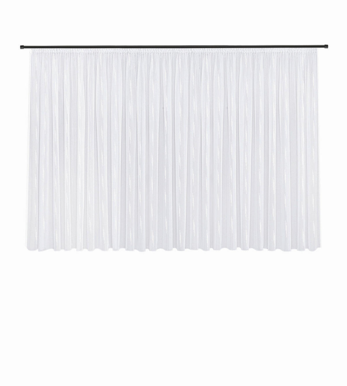 FERTIGSTORE  transparent  600/175 cm   - Beige, Basics, Textil (600/175cm)