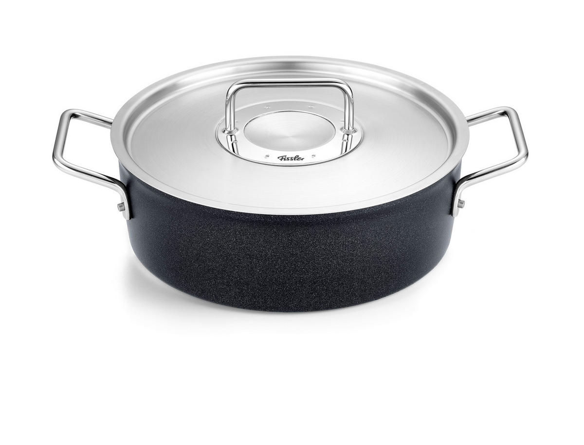 BRATENTOPF Adamant 3,1 l  - Schwarz, Basics, Metall (3,1l) - Fissler