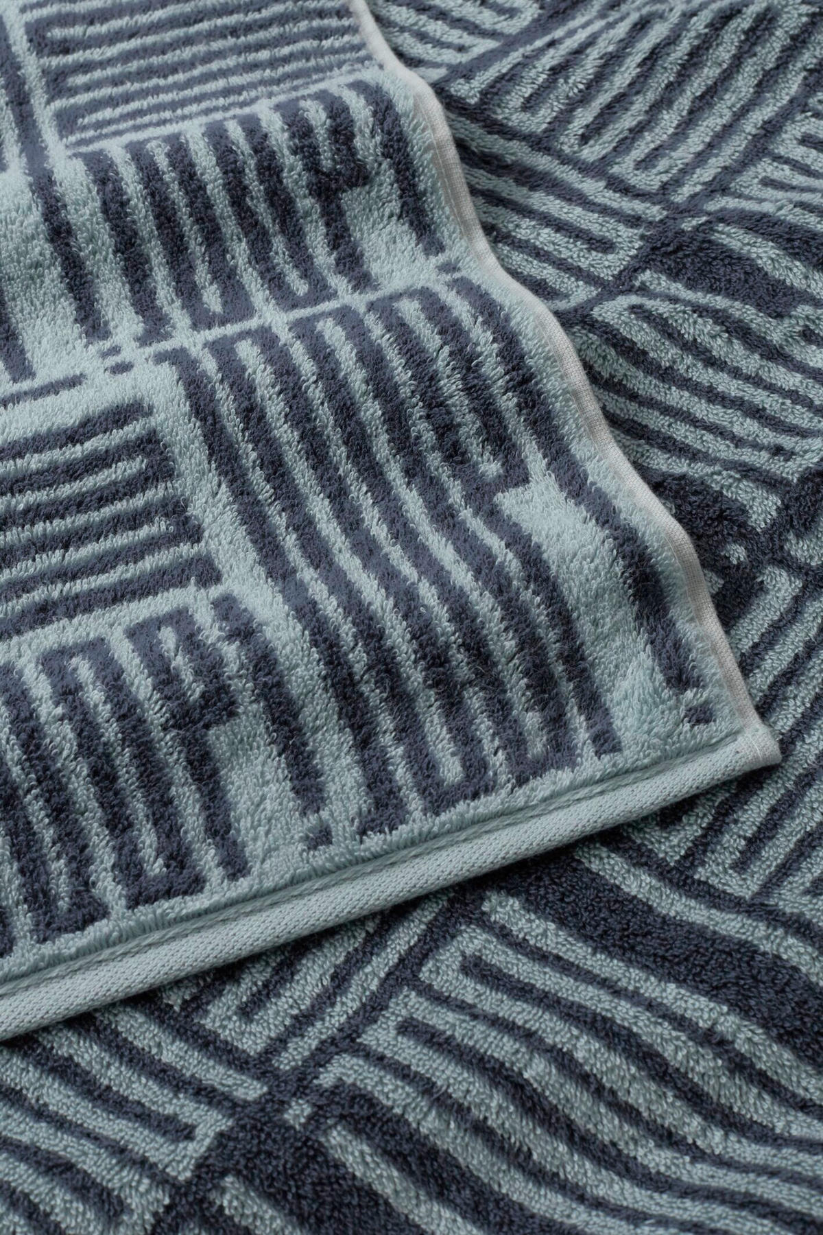 DUSCHTUCH 80/150 cm JOOP! BARS  - Blau, Basics, Textil (80/150cm) - Joop! Living