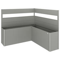 SICHTSCHUTZ ohne Hochbeet - Grau, Basics, Kunststoff/Metall (201/91/201cm) - Biohort