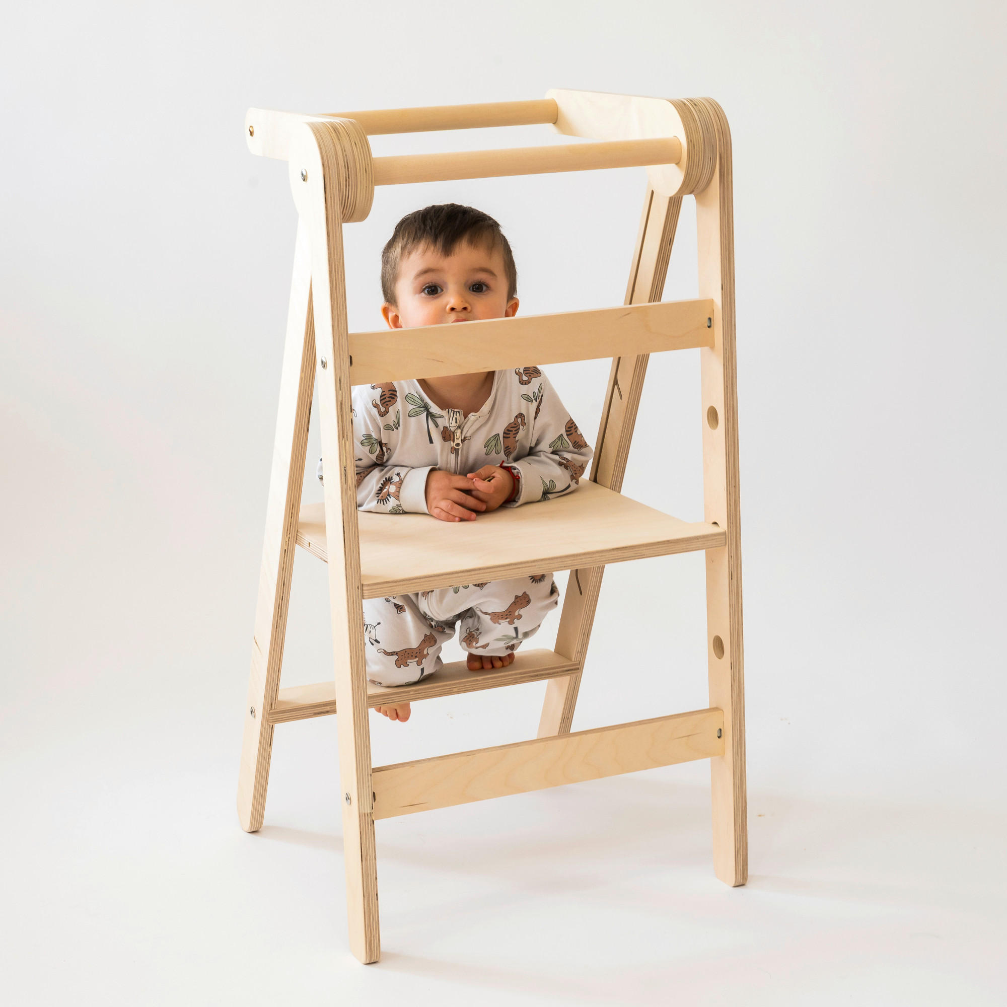 LERNTURM  - Birkefarben, Basics, Holz (44/55/85cm) - CLIFF