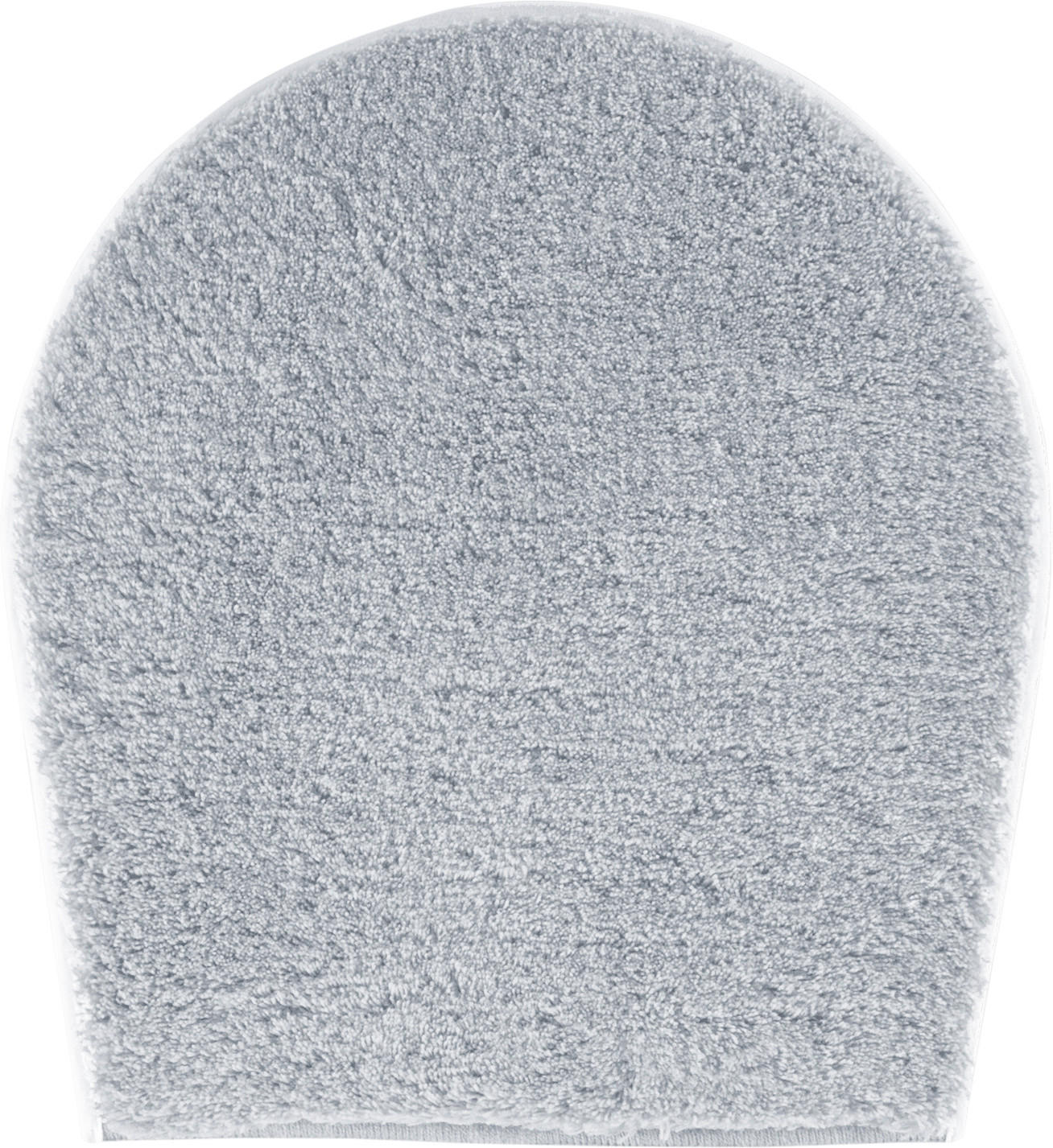 Grund Wc-Deckelbezug Melange Grau 47x50 cm