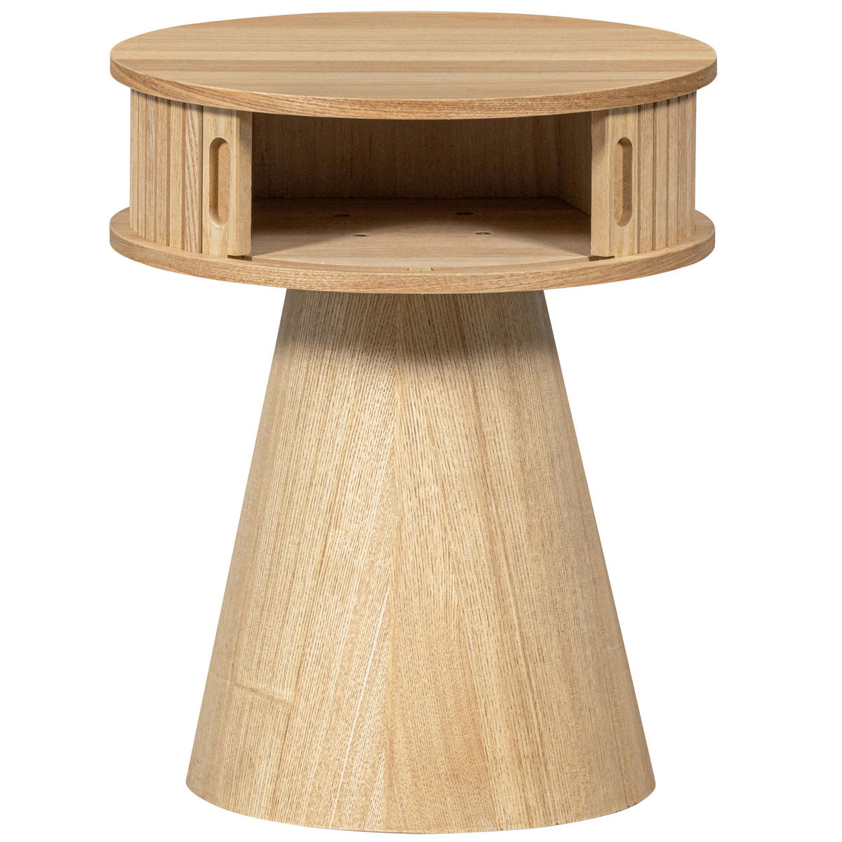 NACHTTISCH  in Pappel Naturfarben  - Naturfarben, Design, Holz/Holzwerkstoff (38/38/46cm) - Livetastic
