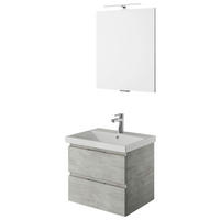 BADEZIMMER  in 60 cm  - Weiß/Grau, KONVENTIONELL, Holzwerkstoff (60cm) - Pelipal