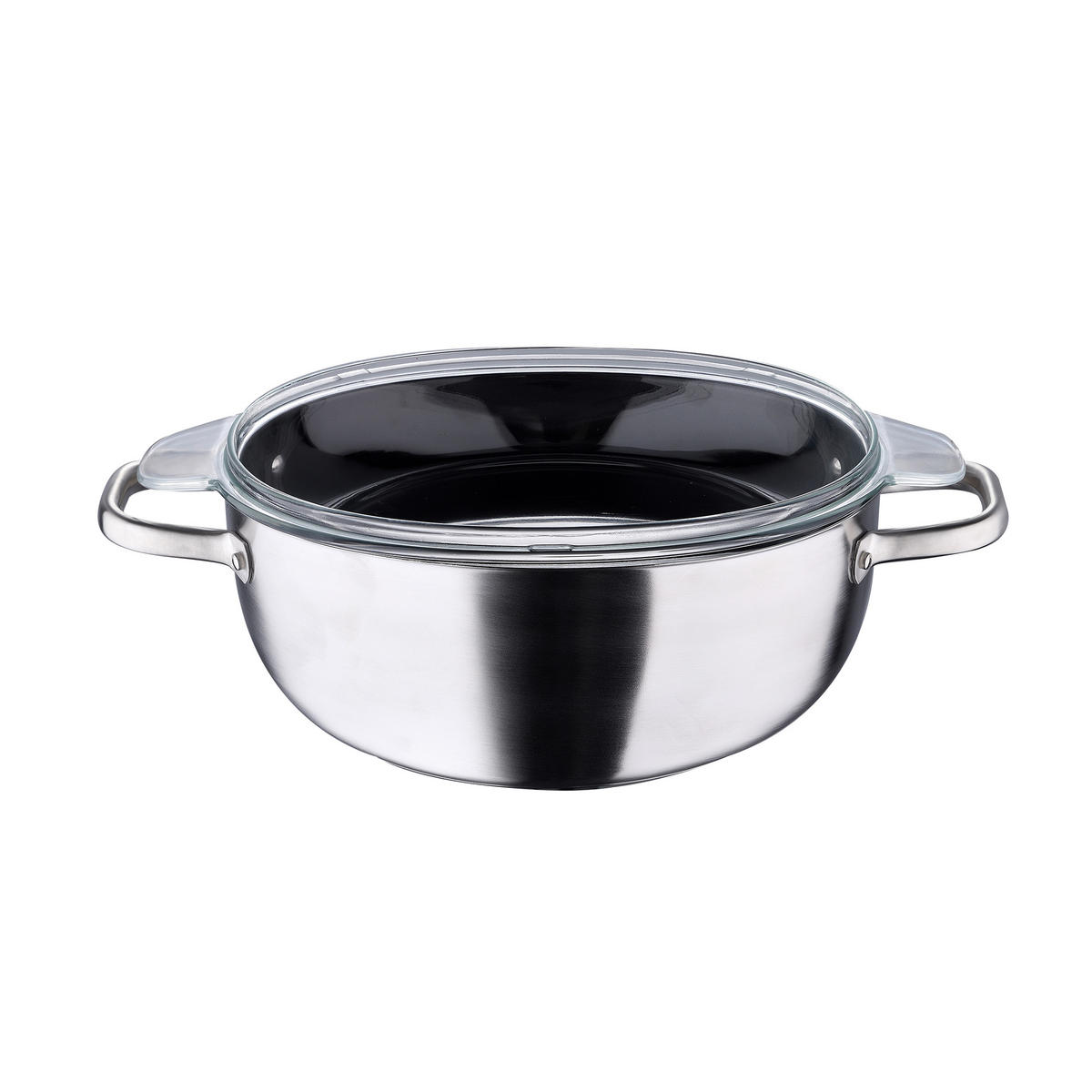 BRÄTER  - Transparent/Silberfarben, Basics, Glas/Metall (29,5/25/11cm)