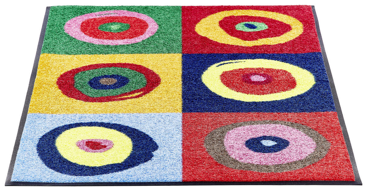 FUßMATTE  75/120 cm  Multicolor  - Multicolor, Trend, Kunststoff/Textil (75/120cm) - wash+dry