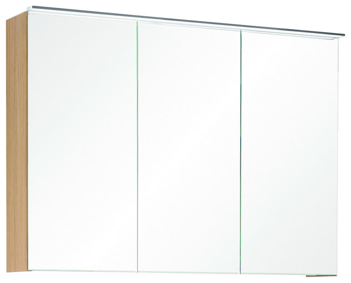 SPIEGELSCHRANK 105/75/18,8 cm  - Chromfarben, MODERN, Glas/Metall (105/75/18,8cm) - Novel