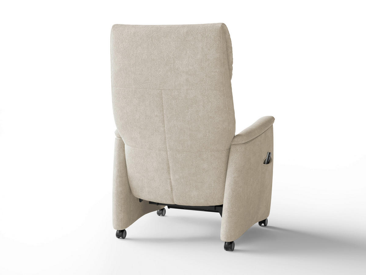 RELAXSESSEL Textil Silberfarben  - Silberfarben/Schwarz, Basics, Kunststoff/Textil (76/114/84cm) - Sit & More