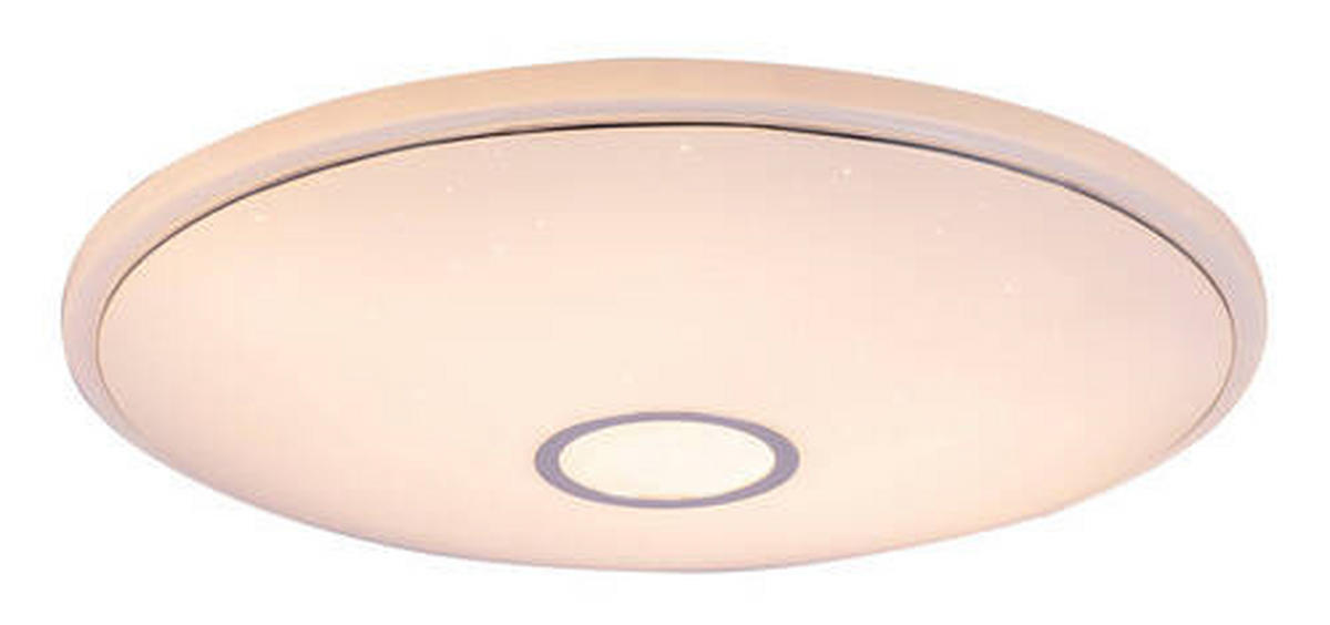 STROPNA LED-SVETILKA   //2700-6500 K/230 V/ - bela/opal, Basics, kovina/umetna masa (68/10cm) - Globo