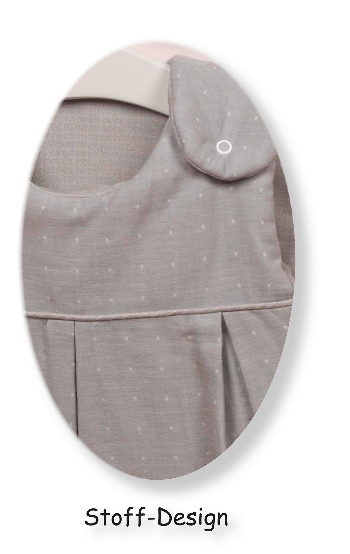 KINDERBADEMANTEL 80/86  - Creme/Grau, Basics, Textil (80/86null) - Bebe's Collection