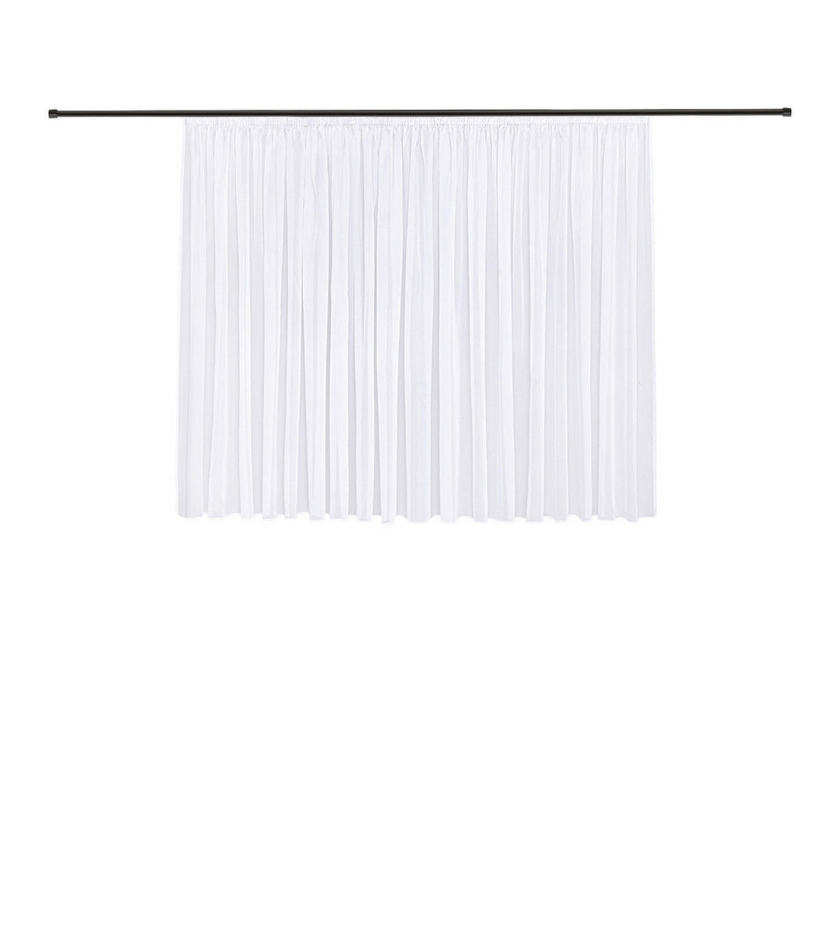 FERTIGSTORE  transparent  300/150 cm   - Weiß, Basics, Textil (300/150cm)