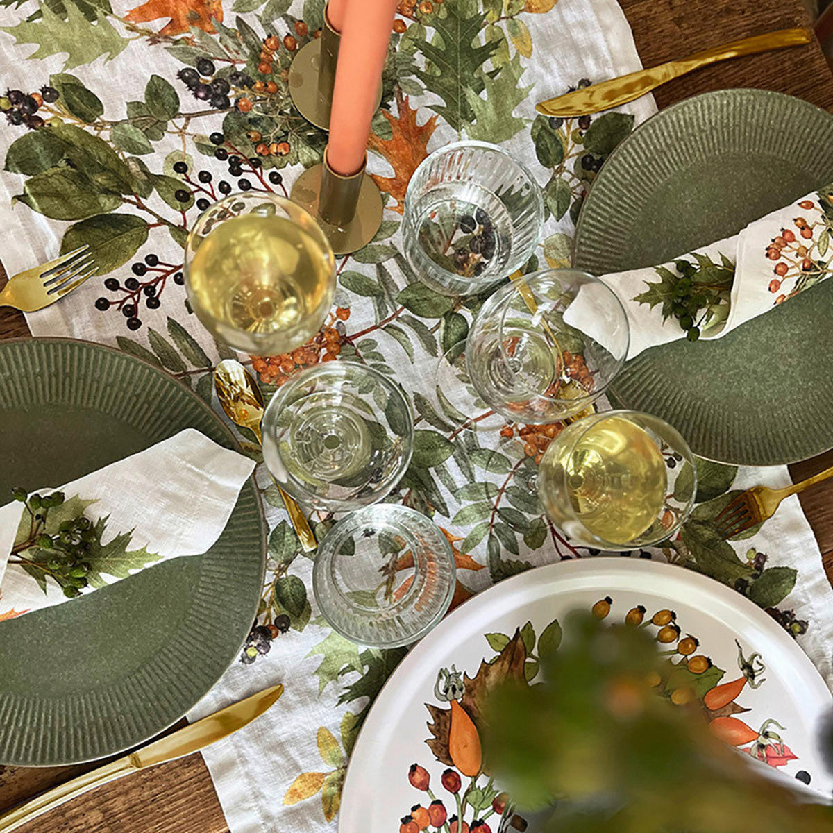 TISCHLÄUFER Textil Multicolor 45/145 cm  - Multicolor, Basics, Textil (45/145cm)