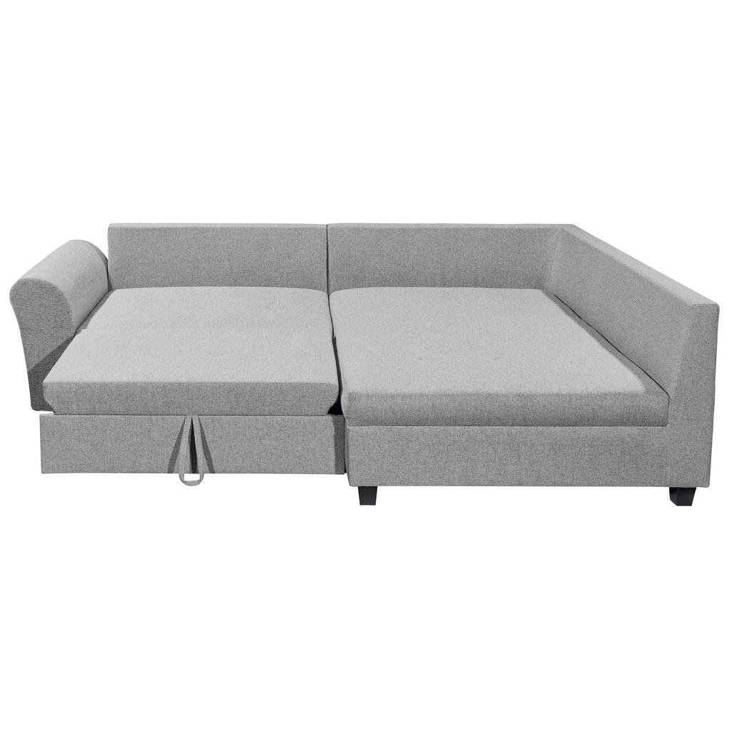 Thumbnail - Livetastic Ecksofa, Grau, Textil, 3-Sitzer, Füllung: Schaumstoffflocken,Schaumstoffflocken, Ottomane rechts, L-Form, 252...