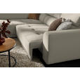 ECKSOFA in Feincord Beige  205/284 cm  - Beige/Schwarz, Design, Kunststoff/Textil (205/284cm) - Xora